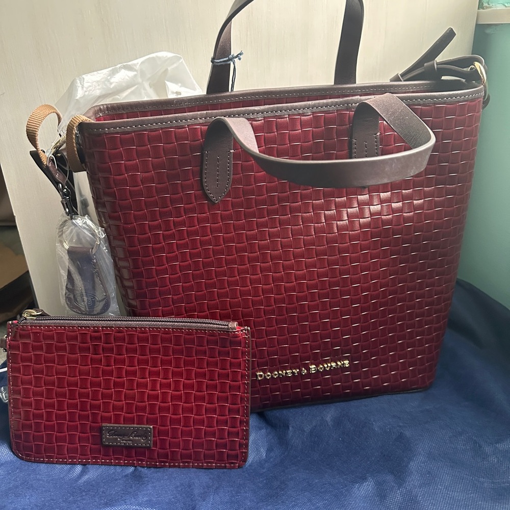 Rooney & Bourke Lilliana Tote Red